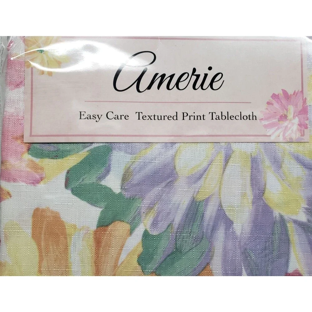 Printed Fabric Tablecloth 60